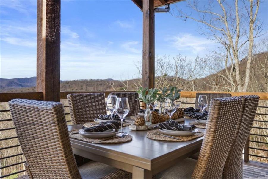 Exterior details and patio area of a home in , Mineral Bluff (Image 27). Exterior details and patio area of a home in , Mineral Bluff (Image 27).