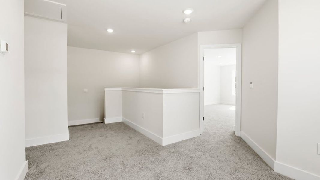 Spacious, unfurnished interior of a new home in Ken's Crossing, Moore (Image 23). Spacious, unfurnished interior of a new home in Ken's Crossing, Moore (Image 23).