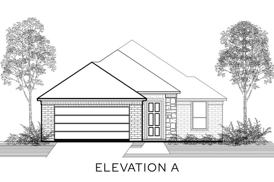 Representative rendering of the exterior for the The Olive by Lillian Custom Homes (Image 5).