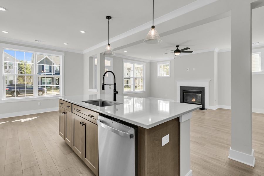 Furnished interior view inside a new home in Six Oaks, Summerville (Image 11).