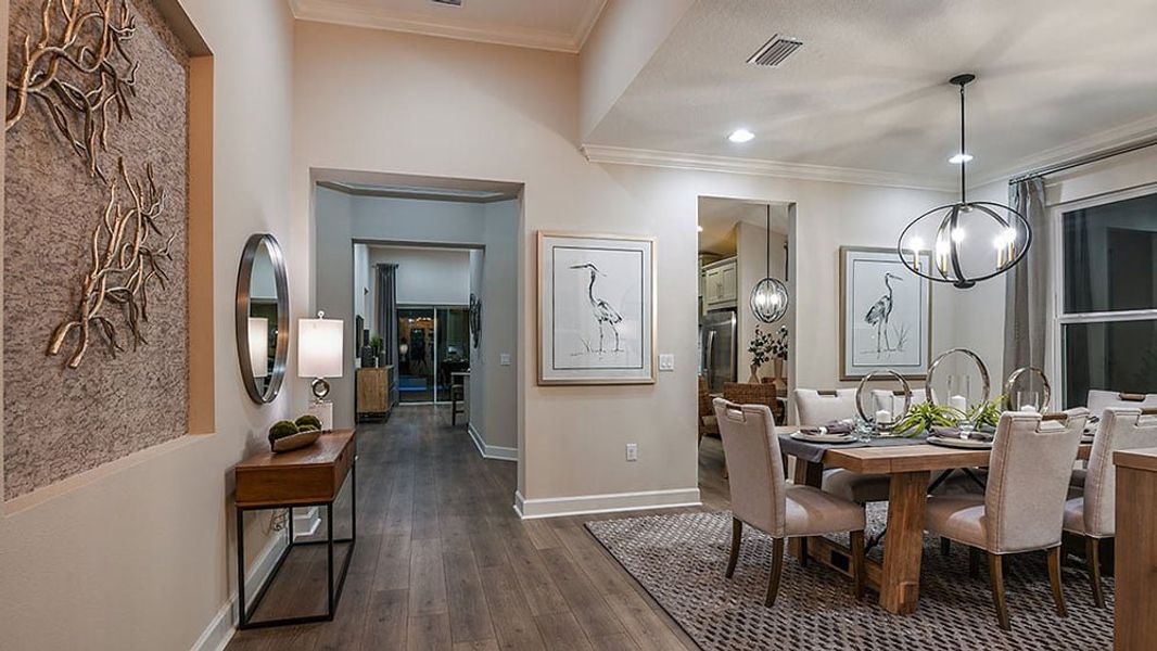 Representative furnished interior of a home built from the Saint Thomas by Taylor Morrison in Cassia at Skye Ranch, Sarasota (Image 21).