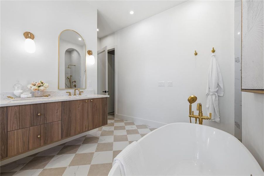 Furnished interior view inside a new home in , St. Petersburg (Image 17).