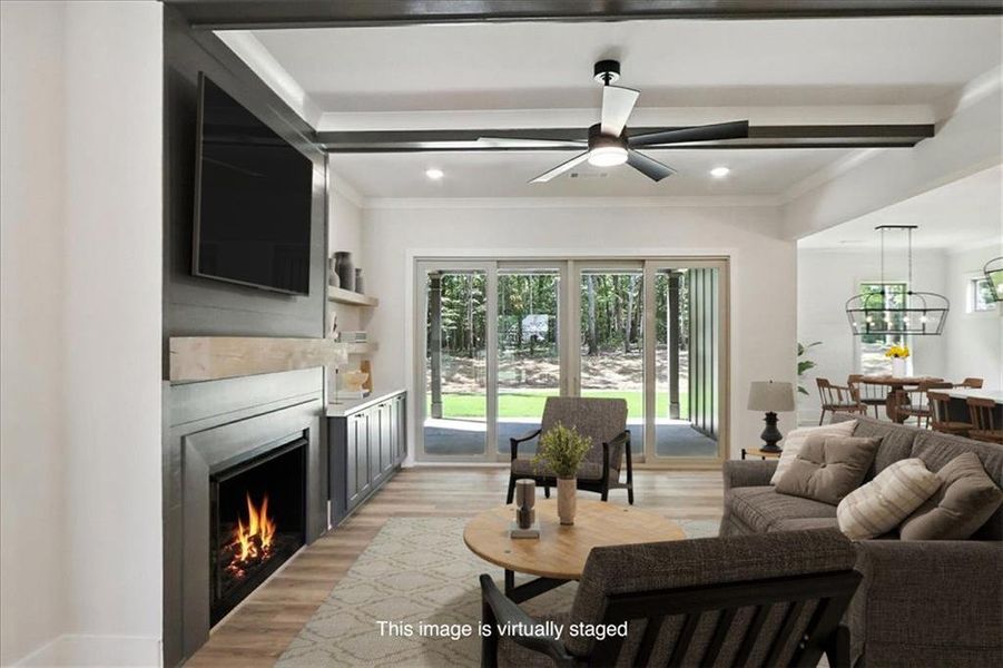 Furnished interior view inside a new home in , Winder (Image 10).