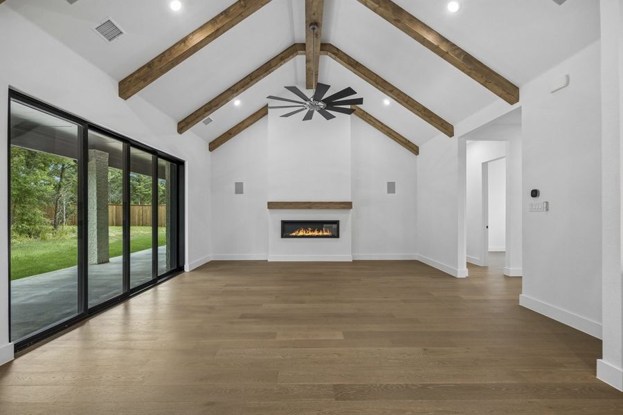 Representative unfurnished interior of a home built from the The Cedarcrest by Lillian Custom Homes in The Arbors Midlothian, Midlothian (Image 28).