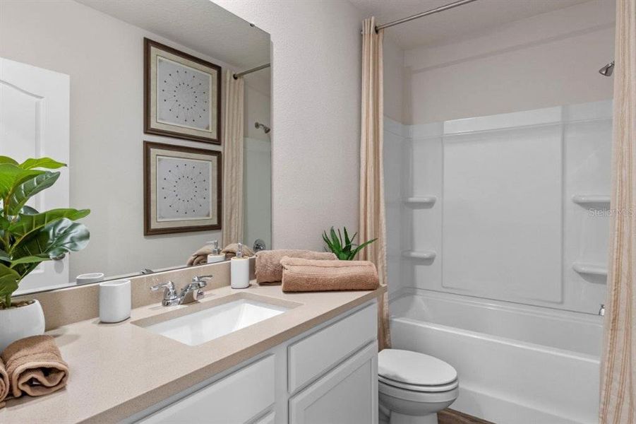 Furnished interior view inside a new home in Brentwood, Davenport (Image 4).