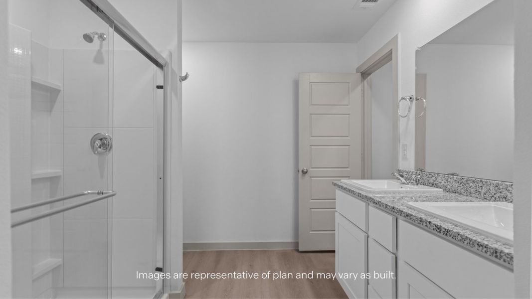 Furnished interior view inside a new home in Allen Farms, Lubbock (Image 6).