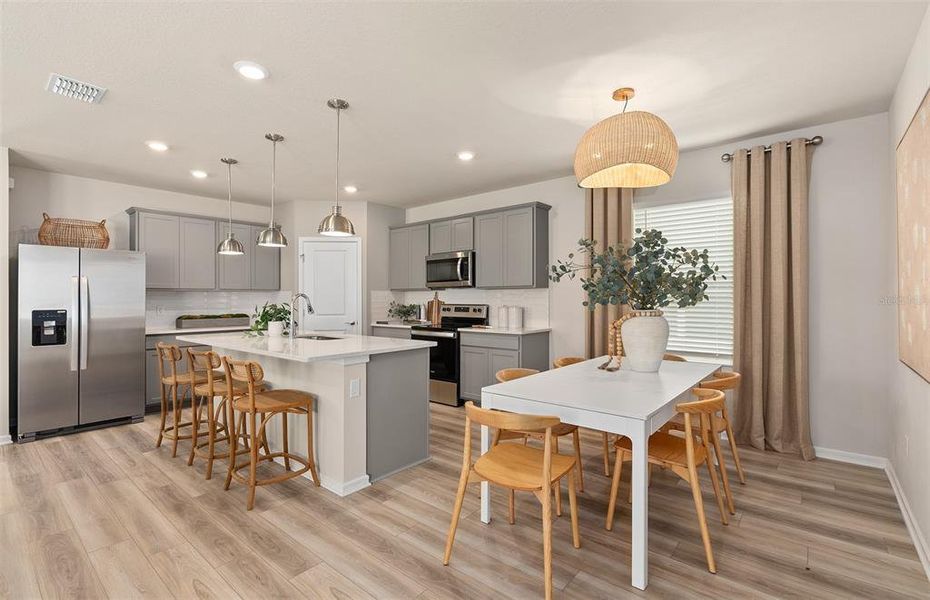 Furnished interior view inside a new home in The Landings at Live Oak Lake, St. Cloud (Image 30).