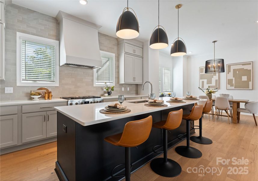 Furnished interior view inside a new home in , Charlotte (Image 4).