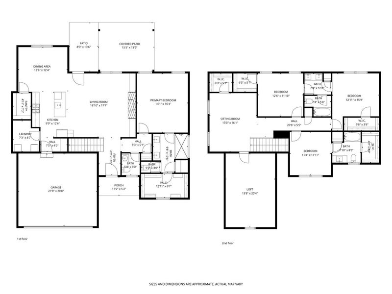 2D floor plan layout of this home in , Lexington, NC (Image 5).