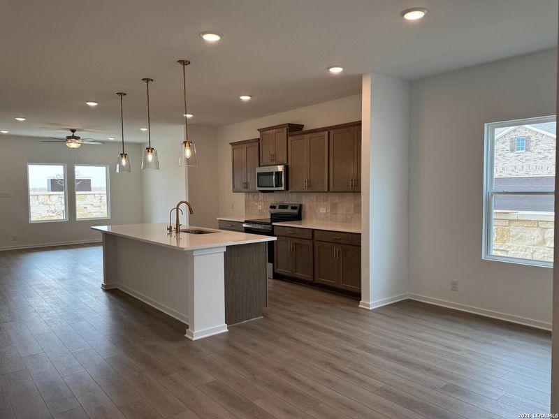 Furnished interior view inside a new home in Hennersby Hollow, San Antonio (Image 6).