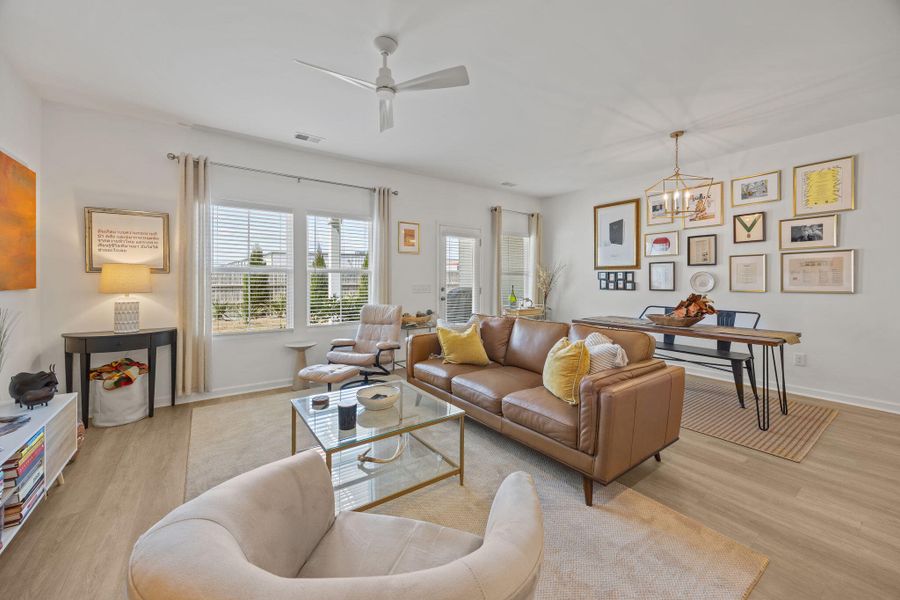 Furnished interior view inside a new home in , North Charleston (Image 8).