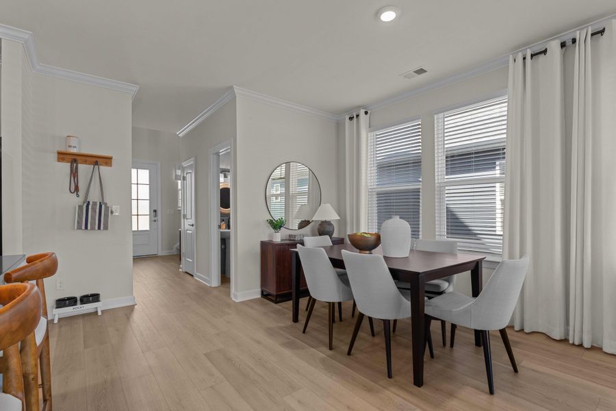 Representative furnished interior of a home built from the The Hibiscus by Chesapeake Homes in Coastal Club of the Carolinas, Calabash (Image 51).