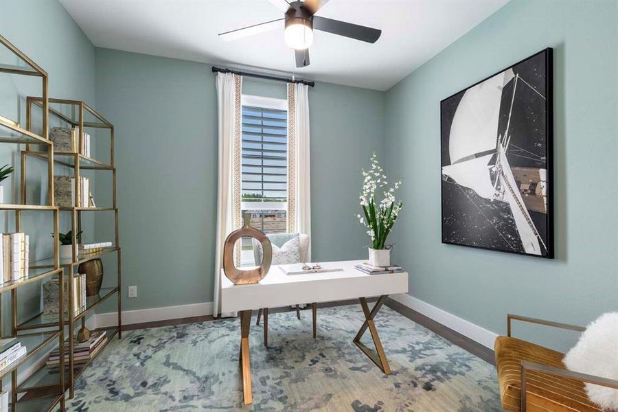 Furnished interior view inside a new home in Gateway Village - The Reserve, Denison (Image 25).