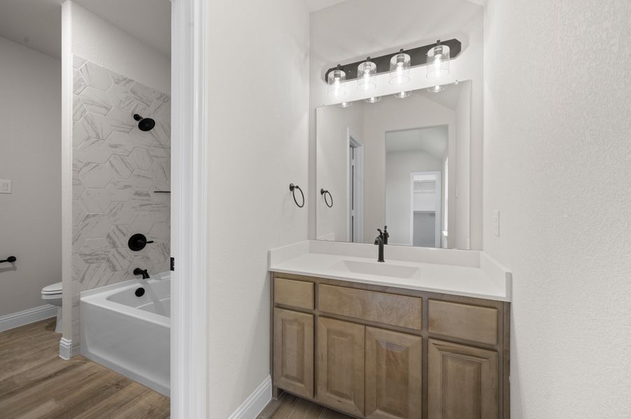 Furnished interior view inside a new home in Mockingbird Hills - Signature Series, Joshua (Image 10).