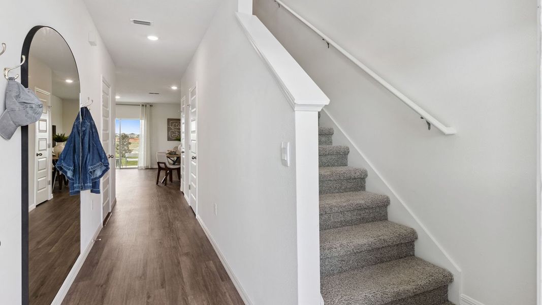 Furnished interior view inside a new home in Summerlin at Hawthorne Ranch, Lakeland (Image 5).