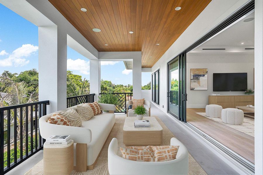 Indoor/Outdoor living - Virtually Staged Indoor/Outdoor living - Virtually Staged