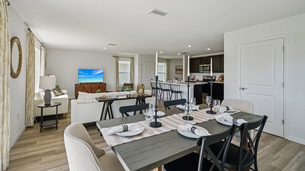 Furnished interior view inside a new home in Avalon Woods, Newberry (Image 6).