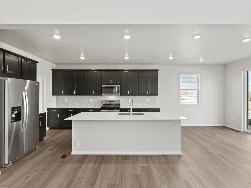 Furnished interior view inside a new home in Poudre Heights: The Alpine Collection, Windsor (Image 6).