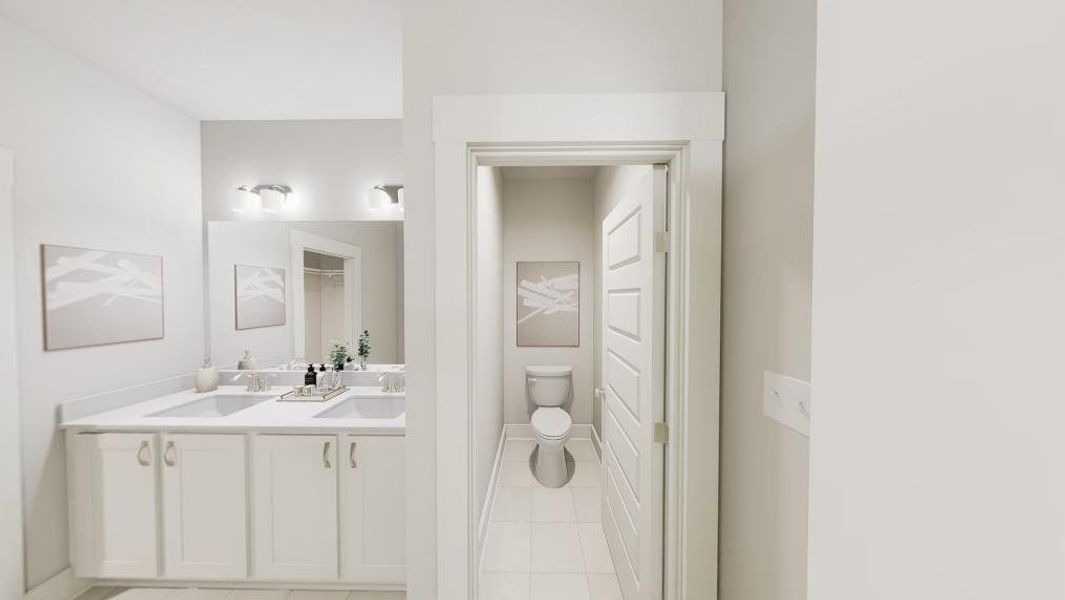 Furnished interior view inside a new home in Golden Gate, High Point (Image 11).
