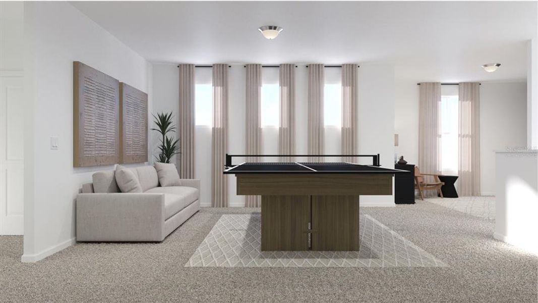 Furnished interior view inside a new home in , Clermont (Image 5).