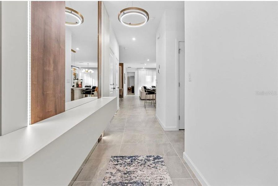 Furnished interior view inside a new home in Solara Resort, Kissimmee (Image 11). Furnished interior view inside a new home in Solara Resort, Kissimmee (Image 11).