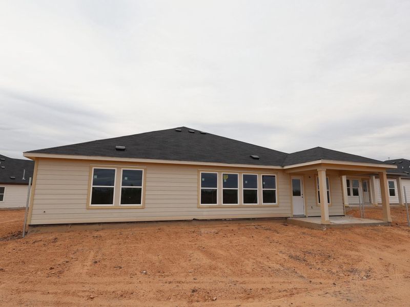 Exterior details and patio area of a home in Carillon, Manor (Image 3). Exterior details and patio area of a home in Carillon, Manor (Image 3).