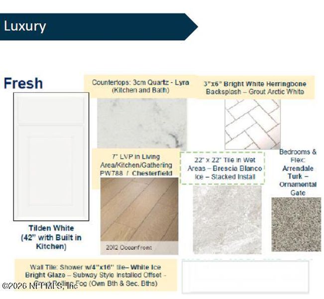 Sample of building materials used in homes in Hyland Trail, Green Cove Springs (Image 26). Sample of building materials used in homes in Hyland Trail, Green Cove Springs (Image 26).