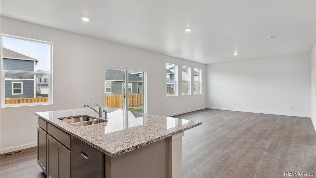 Furnished interior view inside a new home in Silver Peaks, Lochbuie (Image 11).