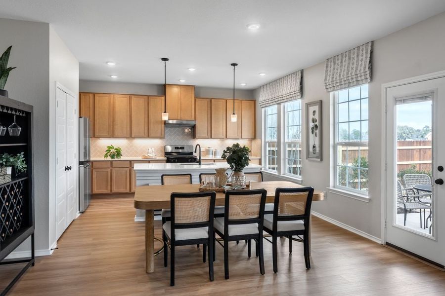 Representative furnished interior of a home built from the 2444 Modeled by KB Home in Watermill-Classic Collection, Uhland (Image 10). Representative furnished interior of a home built from the 2444 Modeled by KB Home in Watermill-Classic Collection, Uhland (Image 10).