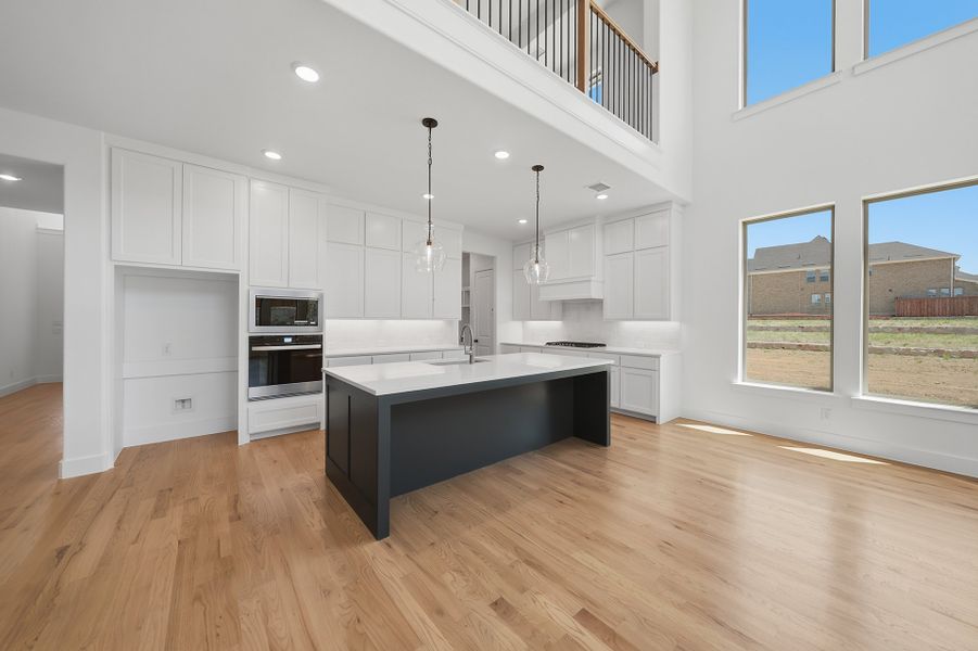 Furnished interior view inside a new home in Hillside Village, Celina (Image 9). Furnished interior view inside a new home in Hillside Village, Celina (Image 9).