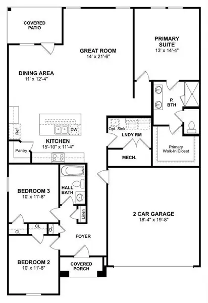2D floor plan layout of this home in Caldwell Lakes, Dallas, TX (Image 2). 2D floor plan layout of this home in Caldwell Lakes, Dallas, TX (Image 2).