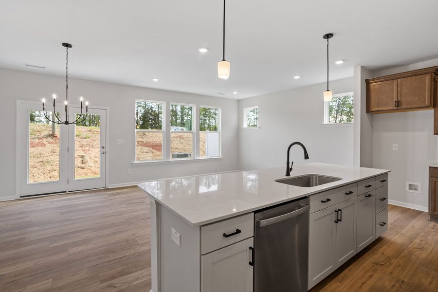 Furnished interior view inside a new home in Sweetbrier, Durham (Image 8).