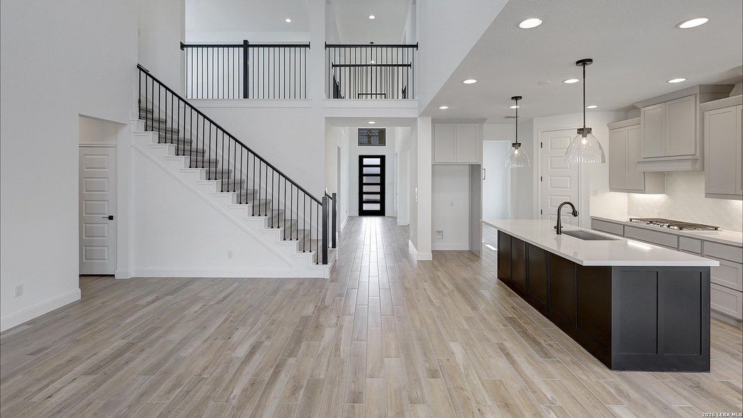 Furnished interior view inside a new home in Kallison Ranch, San Antonio (Image 10).