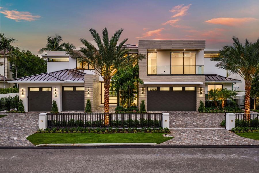 Front exterior of a new home in , Boca Raton, FL, highlighting curb appeal (Image 32).
