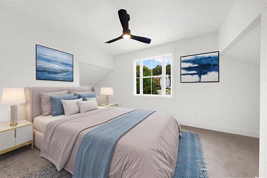 Furnished interior view inside a new home in , Woodstock (Image 33). Furnished interior view inside a new home in , Woodstock (Image 33).