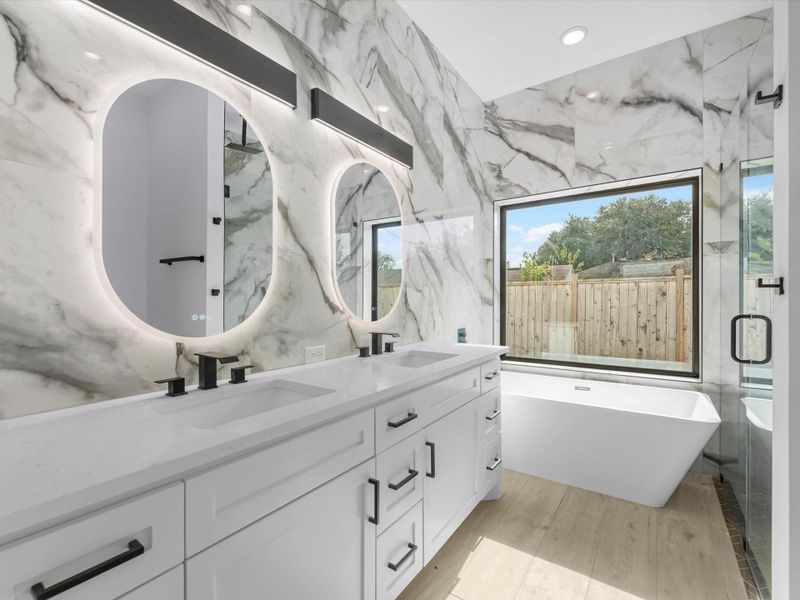 Furnished interior view inside a new home in , Houston (Image 11).