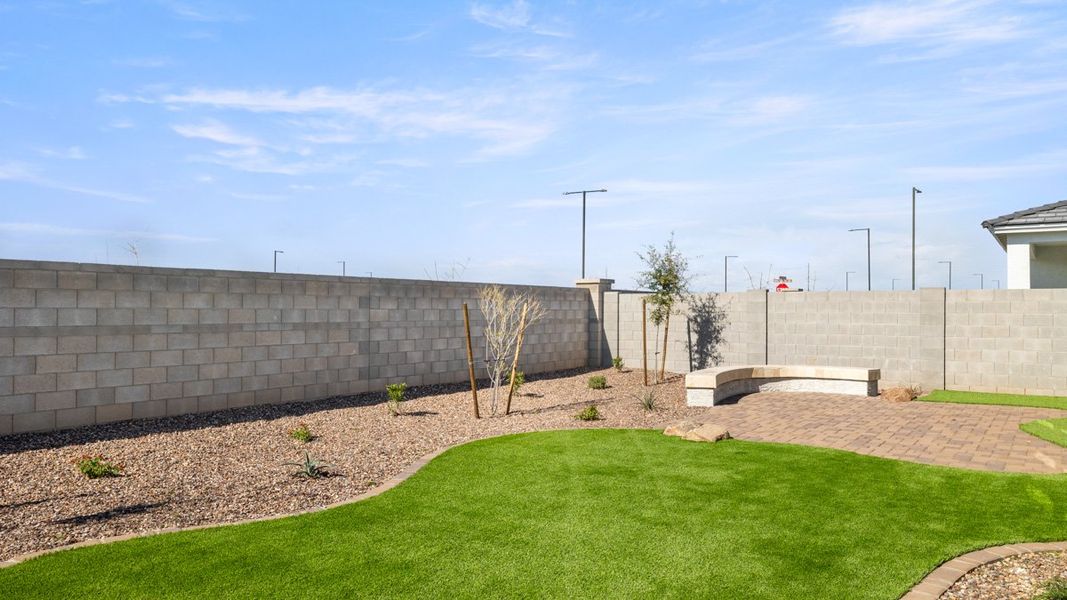 Exterior details and patio area of a home in Remington, Buckeye (Image 26). Exterior details and patio area of a home in Remington, Buckeye (Image 26).