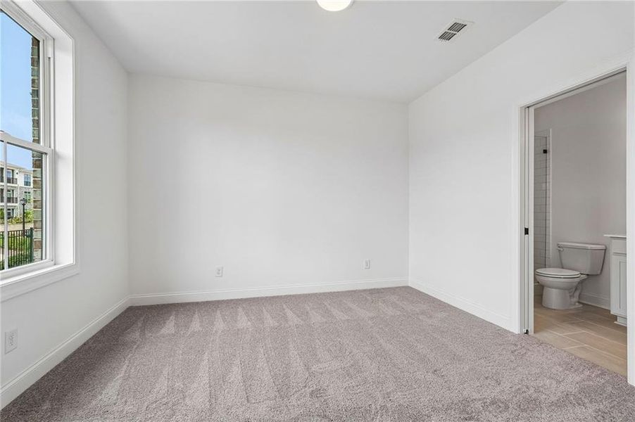 Spacious, unfurnished interior of a new home in Millcroft Townhomes, Buford (Image 43). Spacious, unfurnished interior of a new home in Millcroft Townhomes, Buford (Image 43).