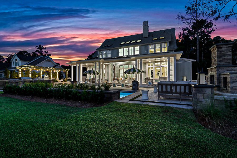 Front exterior of a new home in , Bluffton, SC, highlighting curb appeal (Image 18).