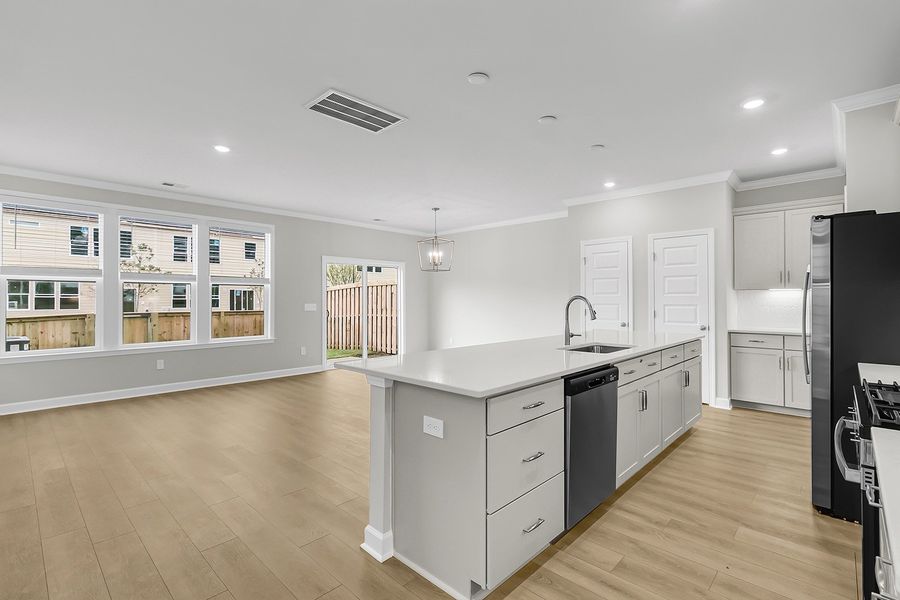 Furnished interior view inside a new home in Pineland Preserve, Summerville (Image 12).