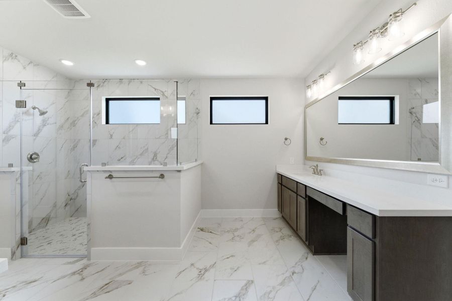 Furnished interior view inside a new home in The Highlands, Porter (Image 8).