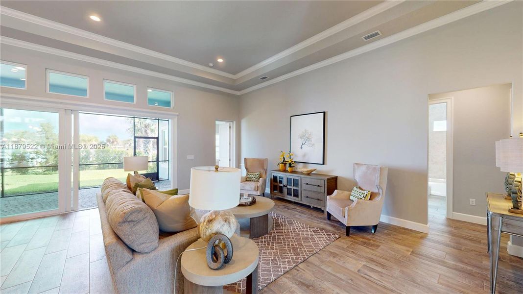 Furnished interior view inside a new home in , Ormond Beach (Image 3).