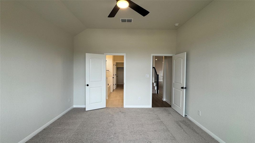 Spacious, unfurnished interior of a new home in Cannon Ranch 40s, Dripping Springs (Image 15). Spacious, unfurnished interior of a new home in Cannon Ranch 40s, Dripping Springs (Image 15).