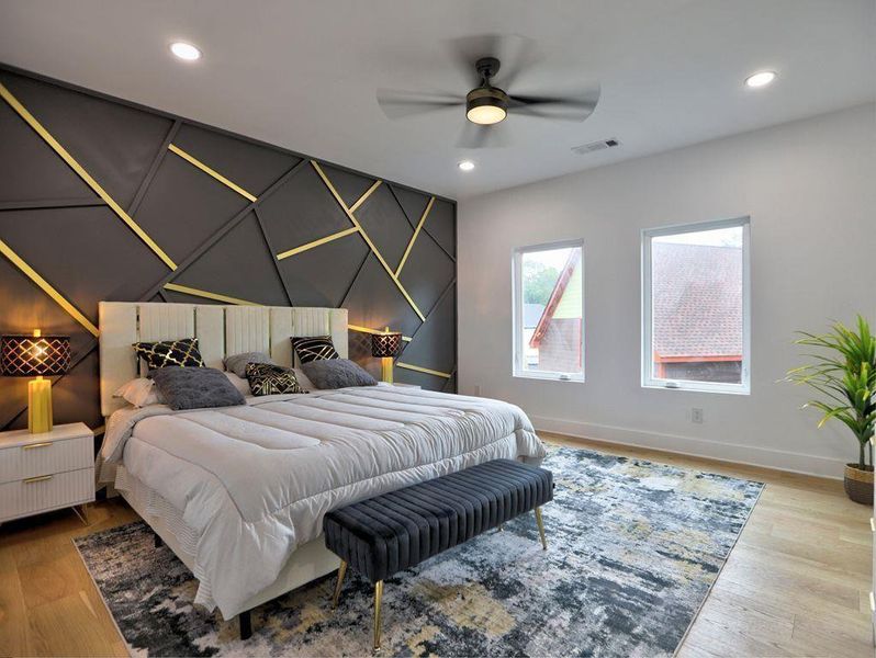 Furnished interior view inside a new home in , Smyrna (Image 39).