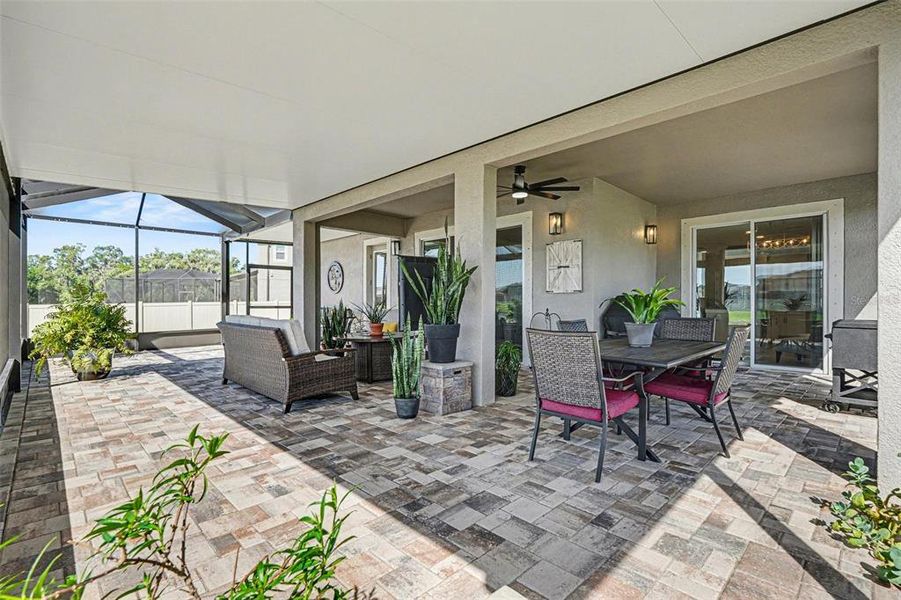 Exterior details and patio area of a home in Berry Bay, Wimauma (Image 23).