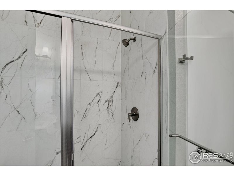 Primary Walk-in shower with seat