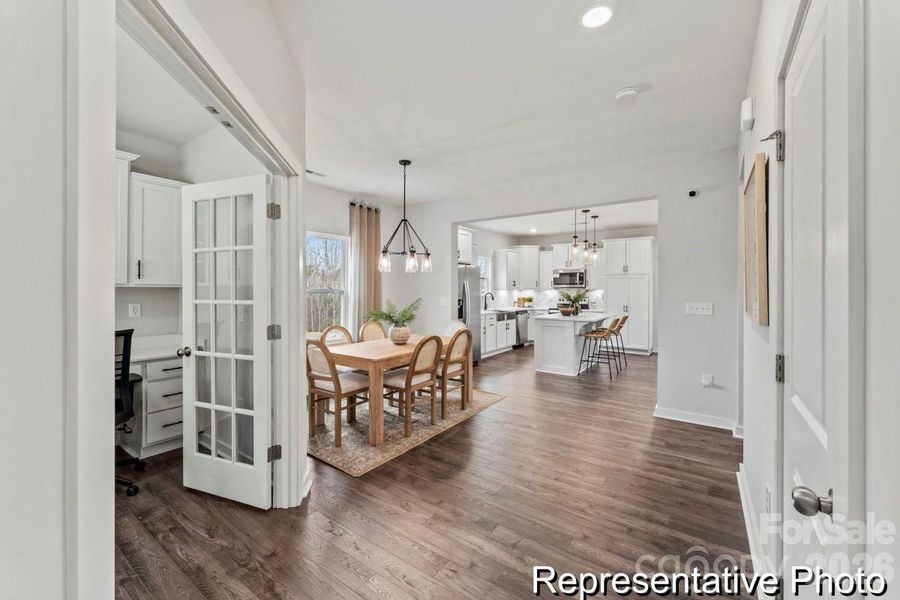 Furnished interior view inside a new home in Morrow Brook, Albemarle (Image 11).