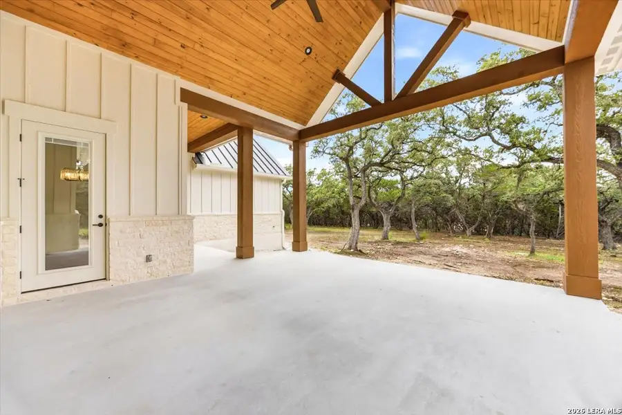 Exterior details and patio area of a home in , Canyon Lake (Image 3).