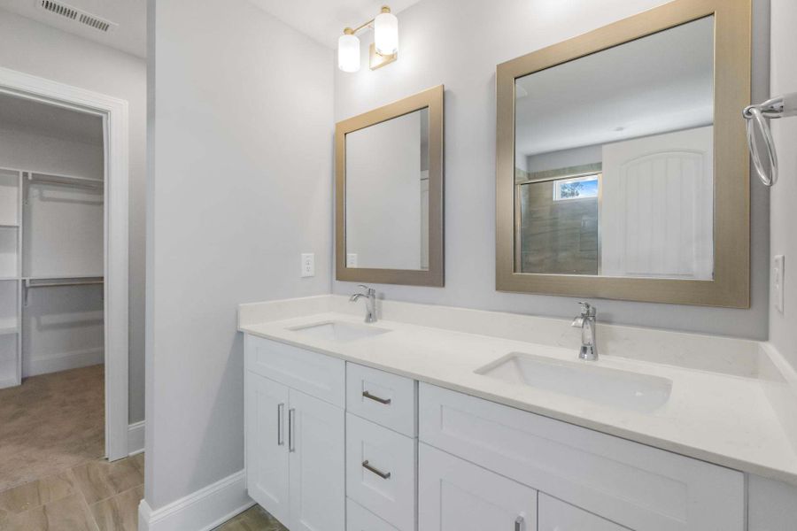 Representative furnished interior of a home built from the Drayton by Caviness & Cates Communities in Bartlett Manor, Youngsville (Image 228).
