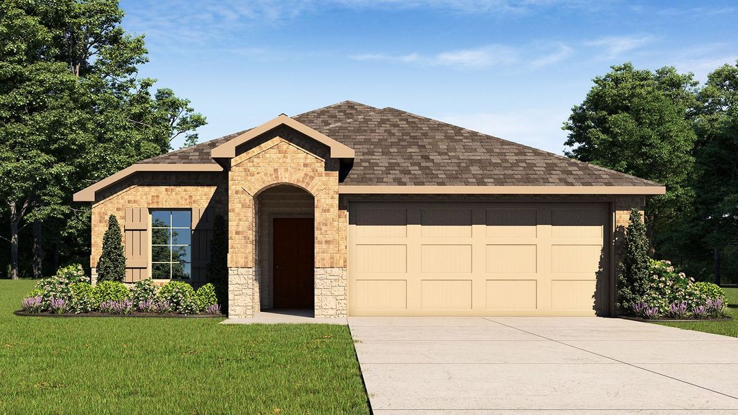 Front exterior of a home in the The Cottages community, located in Corpus Christi, TX (Image 3).